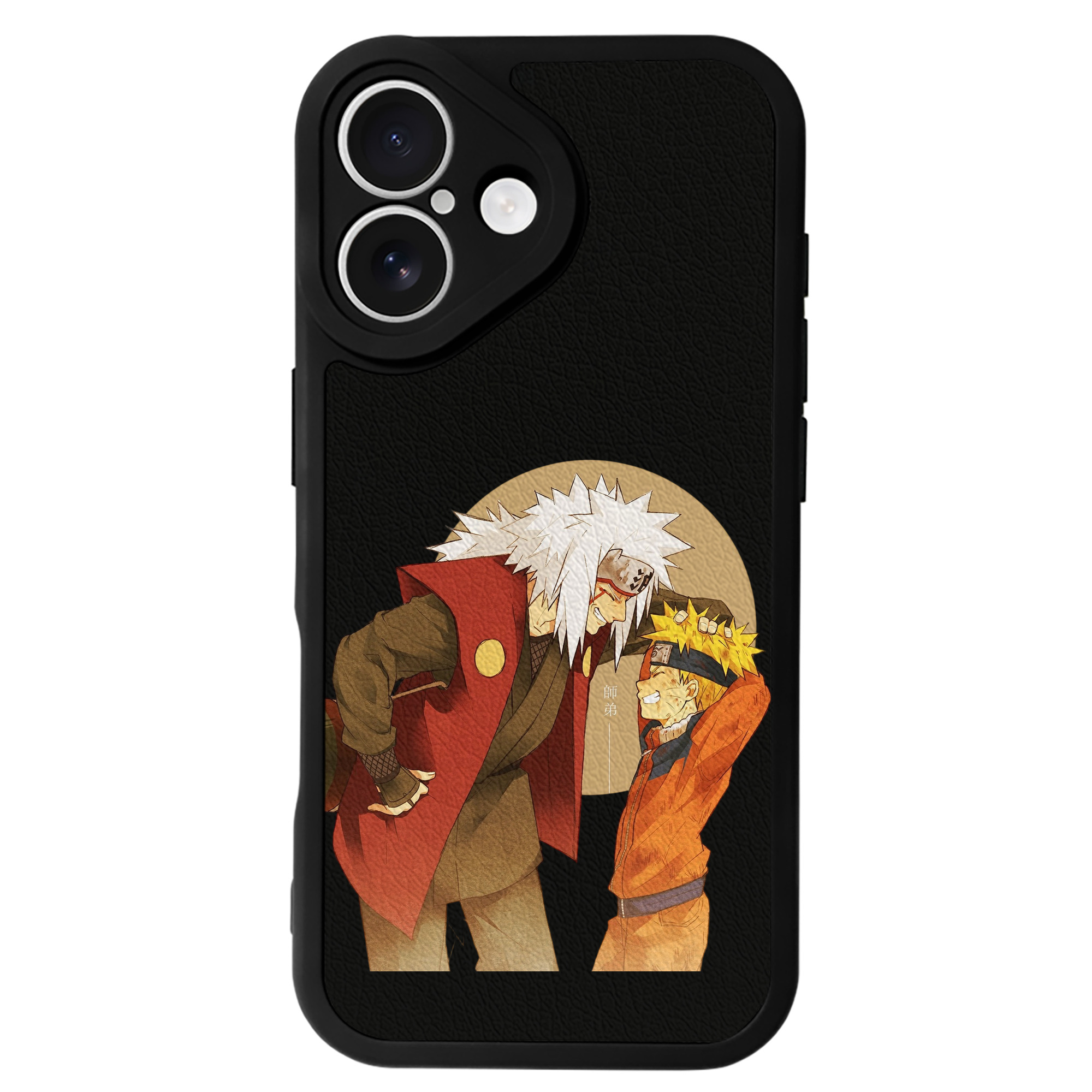 （画像用） NARUTO -ナルト- 自来也（じらいや） Jiraiya 【iPhone 16シリーズ対応】シリコンスマホケース（レザー調） 材質：シリコン